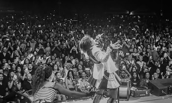 Alejandra Guzmán durante su concierto