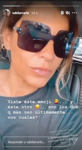 La reacción de la ex