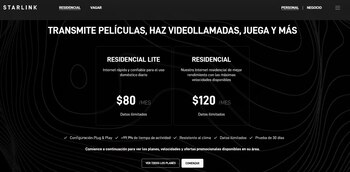 El plan de 100 Mbps,