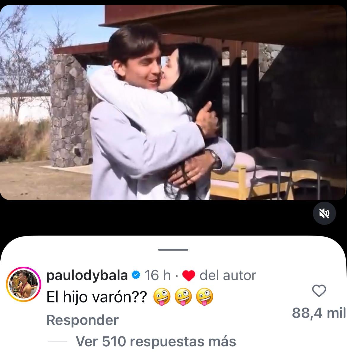 La pregunta de Paulo Dybala que soprendió a Oriana Sabatini