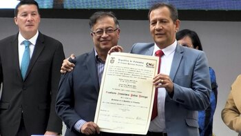 El ex guerrillero llegó a