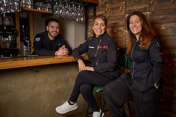 Equipo de La Bistroteca, un icono de las hamburguesas en Madrid (Cedida)