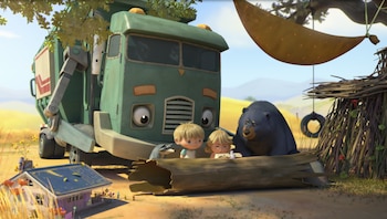 Gran camión o Trash Truck también está disponible en Playground.