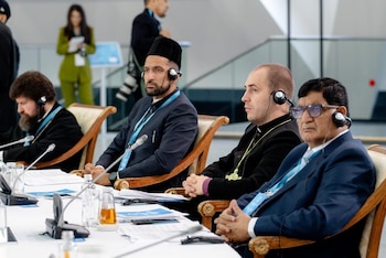 Líderes y representantes de distintas confesiones participaron en la XXIV sesión del Secretariado del Congreso de Líderes de Religiones Mundiales y Tradicionales, en Astana.