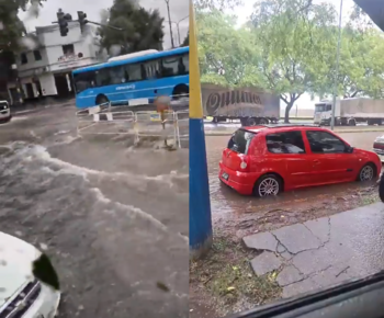 Distintas postales de las inundaciones