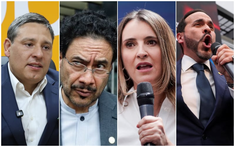 Denuncian amenazas de atentados contra varios candidatos a la Presidencia de Colombia - crédito Infobae Colombia - Colprensa - Centro Democrático - REUTERS