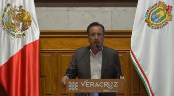 El gobernador de Veracruz dio