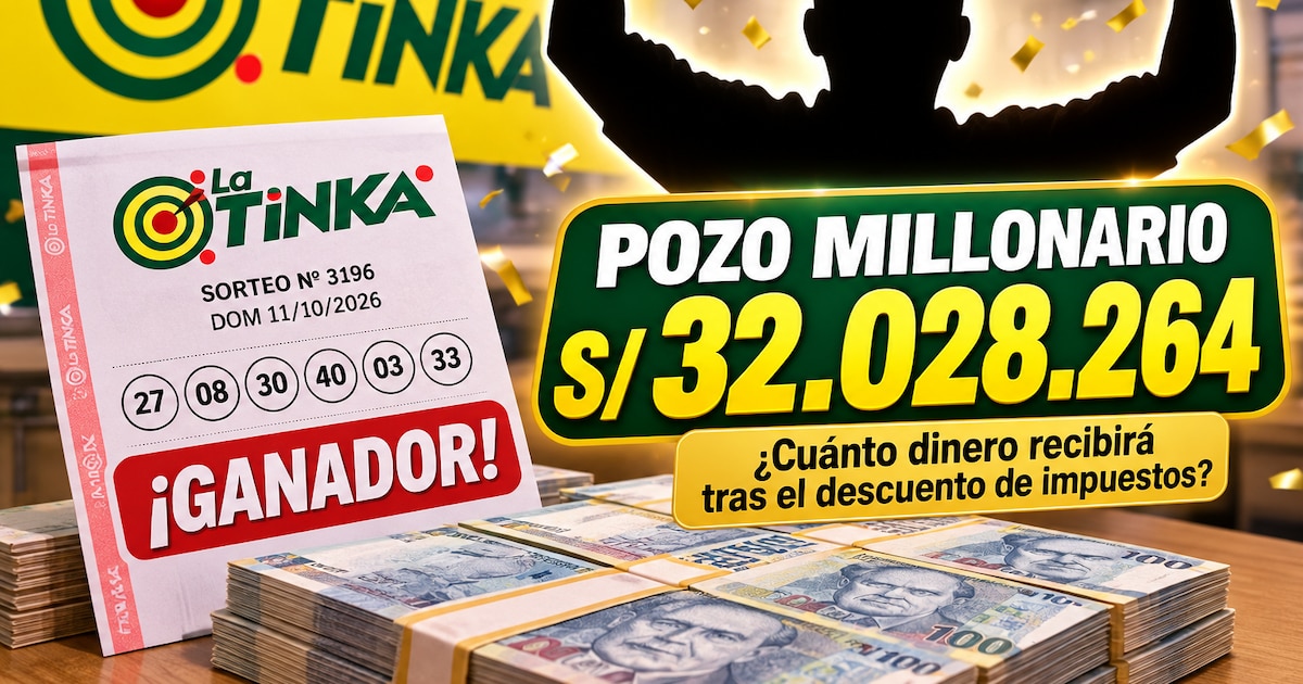 La Tinka: Este es el dinero que recibirá el ganador del Pozo Millonario de S/ 32 millones tras el descuento de impuestos