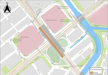 Cierre en el puente vehicular