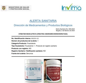 Invima advierte a la
ciudadanía sobre