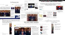 Así reaccionó la prensa mundial al ataque de Estados Unidos al régimen de Irán