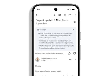 Gemini podrá resumir tus correos