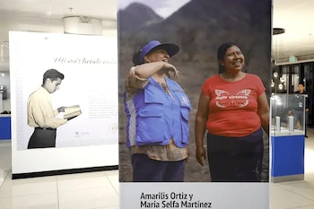 La Red de Mujeres del Trifinio HOSAGUA destacó el impacto de los grupos de ahorro comunitario, la educación financiera y el centro de oportunidades digitales. (Cortesía: ONU Mujeres El Salvador)