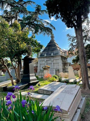 Tumbas del cementerio británico en Madrid que estará disponible su visita sin previa inscripción. (British Cementeries Spain)