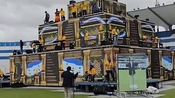 Privados de libertad hacen historia al presentarse en el Estadio Nacional durante las fiestas patrias en Honduras