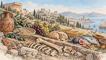 Los huesos de antiguos habitantes de Abdera conservaron señales químicas que permitieron reconstruir su alimentación y sus cambios durante unos nueve siglos (Imagen ilustrativa Infobae)