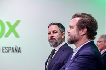 Santiago Abascal e Iván Espinosa