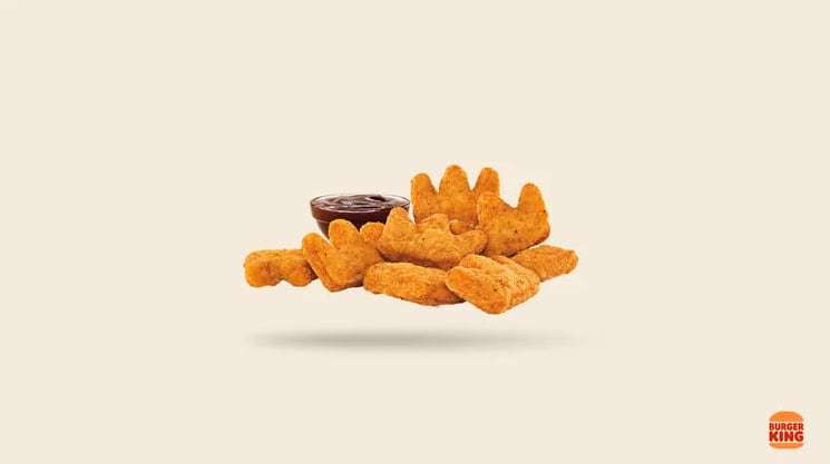 La edición limitada de Crown Nuggets estará disponible en todos los restaurantes Burger King hasta agotar existencias (Cortesía Burger King)
