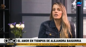 Alejandra Baigorria responde a las críticas y niega que controle a Said Palao: “No me enamoraría de un muñeco”. Captura: Día D.