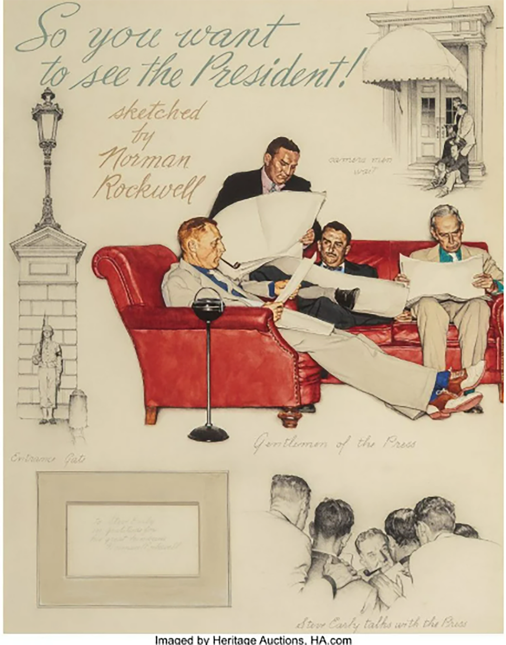 La serie fue publicada por 'The Saturday Evening' Post en su edición del 13 de noviembre de 1943