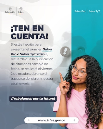 El Icfes informó que las sedes afectadas por el sismo motivaron el aplazamiento de las pruebas Saber Pro y Saber TyT - crédito Icfes/X