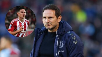 El director técnico del Everton,