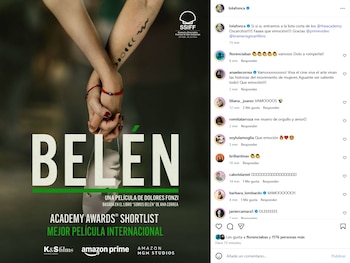 La reacción de Dolores Fonzi