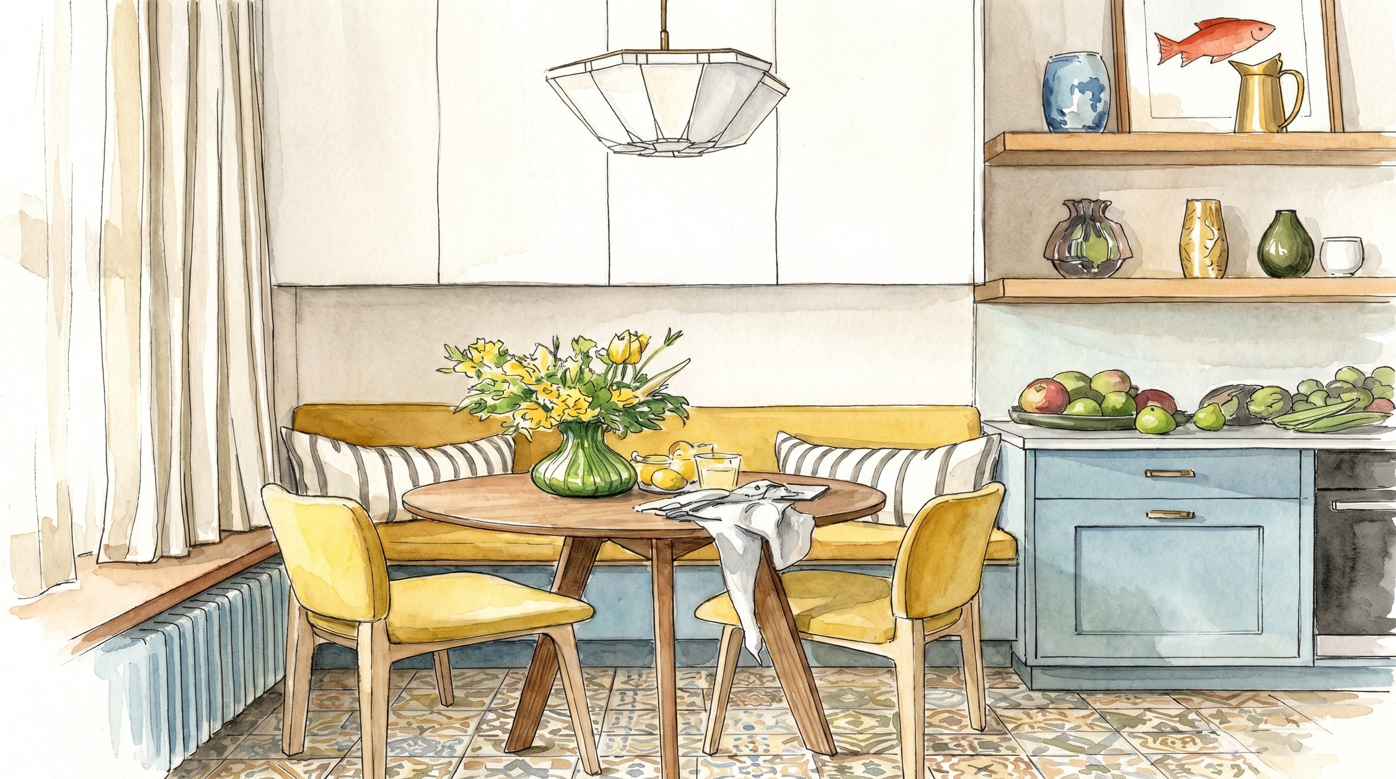El rincón de desayuno redefine la cocina como espacio central del hogar. (Imagen Ilustrativa Infobae)