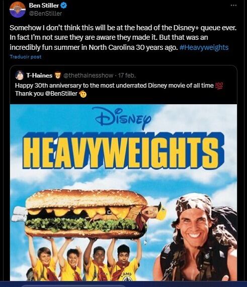 Ben Stiller bromeó sobre la perdurabilidad de
