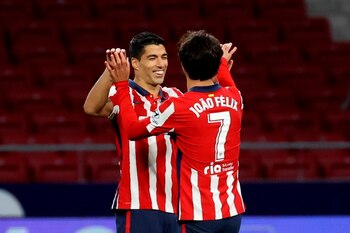 El delantero del Atlético de