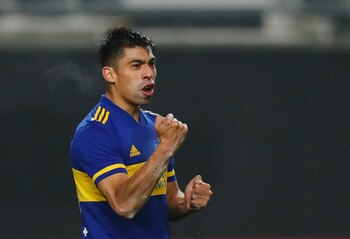 Juan Ramírez festeja el tanto