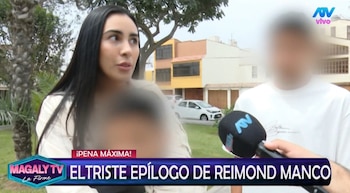 Raymond Manco está arrasado: foi assim que chorou ao confessar sua infidelidade diante das câmeras. Captação: Magaly TV La Firme.