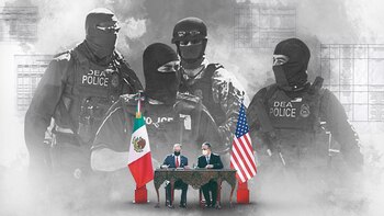 DEA reuniones México Sedena (Ilustración: