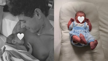 Hugo García emociona al mostrar a Koa con la ropa que su mamá guardó desde el día en que él nació