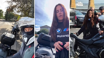 La desafiante aventura de Carolina Baldini en moto por Europa: desde Edinburgo a Liverpool en dos ruedas