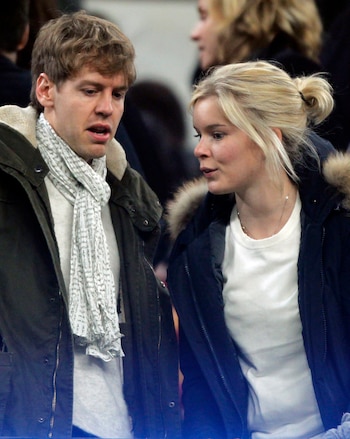 Sebastian Vettel y Hanna Prater