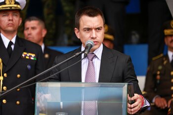Daniel Noboa, presidente de Ecuador,