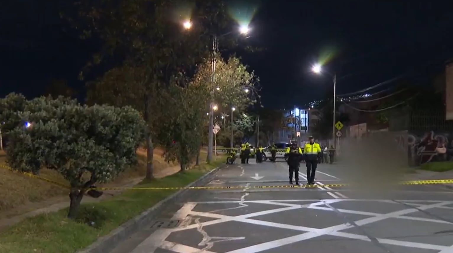 La Policía de Bogotá halló los cuerpos de dos mujeres con heridas de bala en el barrio Arborizadora Baja de la localidad de Ciudad Bolívar - crédito Captura de pantalla Noticias Caracol