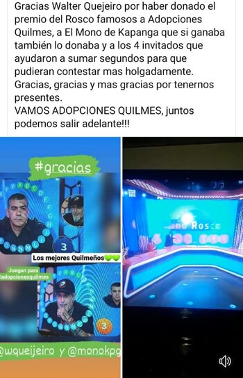 El agradecimiento de la protectora