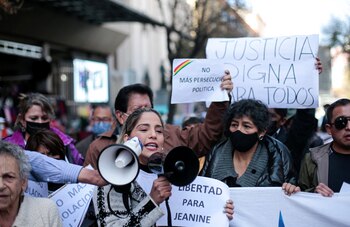 Carolina Ribera, hija de Jeanine Añez (REUTERS/Manuel Claure/Archivo)