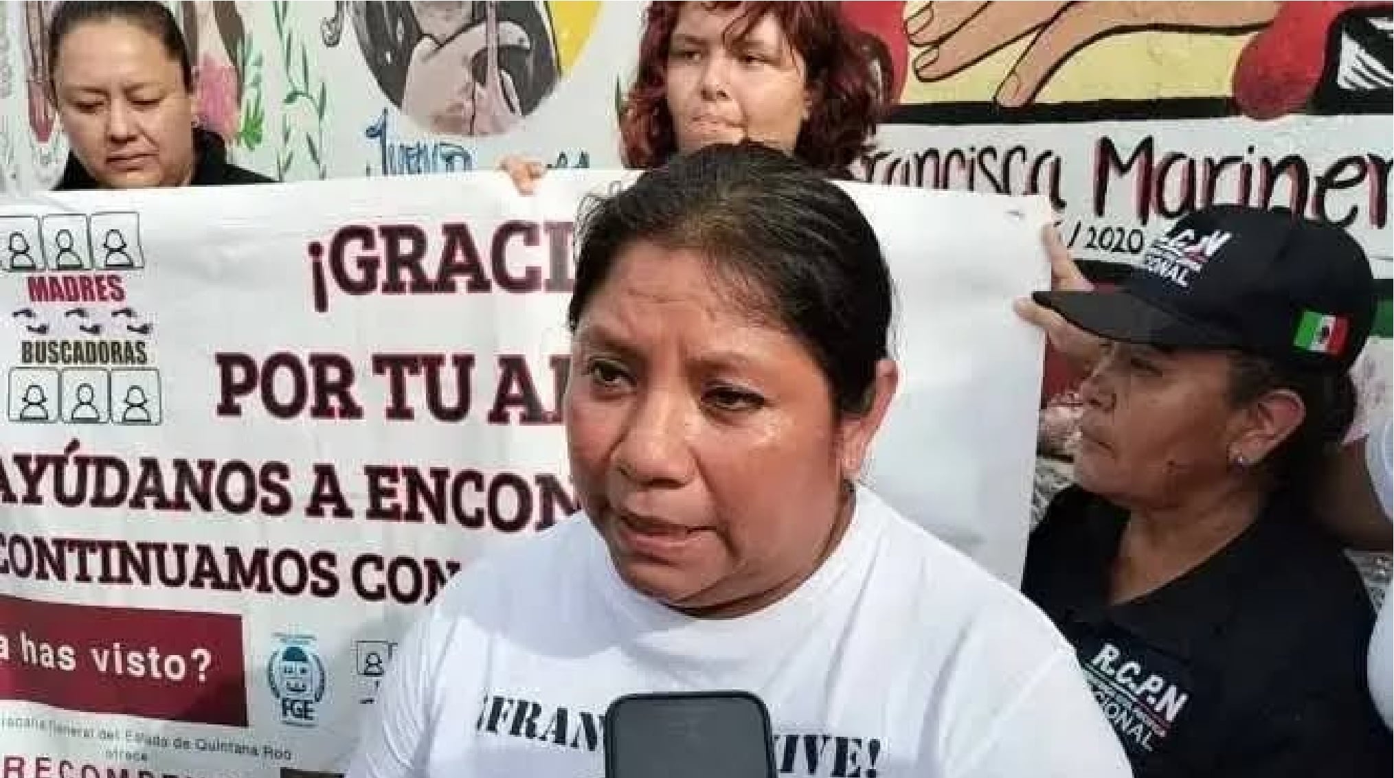 María Dolores Patrón Pat presidenta del colectivo Madres Buscadoras de Quintana Roo (especial)