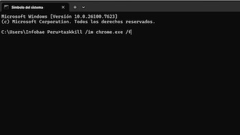 Con un simple comando en