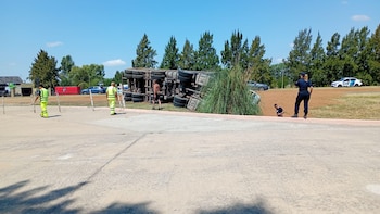 El conductor del camión, identificado