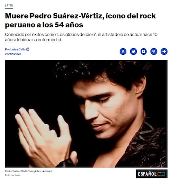 "El ícono del rock peruano",
