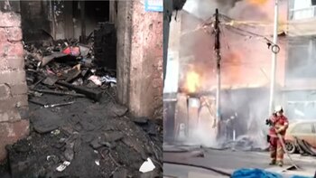 Durante el incendio había menores