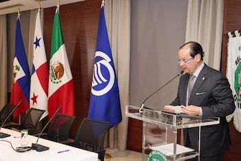 El canciller panameño, Javier Martínez-Acha