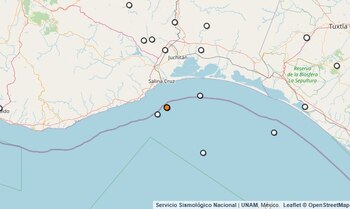 Temblor reportado en Oaxaca.
(SSN)