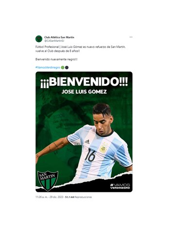 El Santo sanjuanino ya le