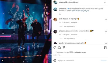 Pipe Calderón junto a Jota