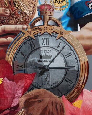 El reloj con las tres